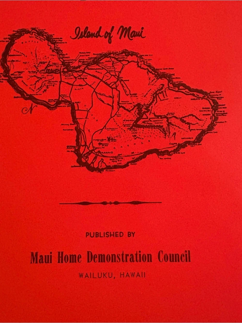 Vintage 60’s Island of Maui Hawaii Recipe Book 